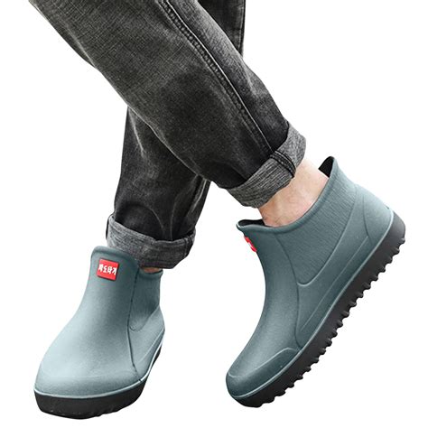 lightweight ankle rain boots.